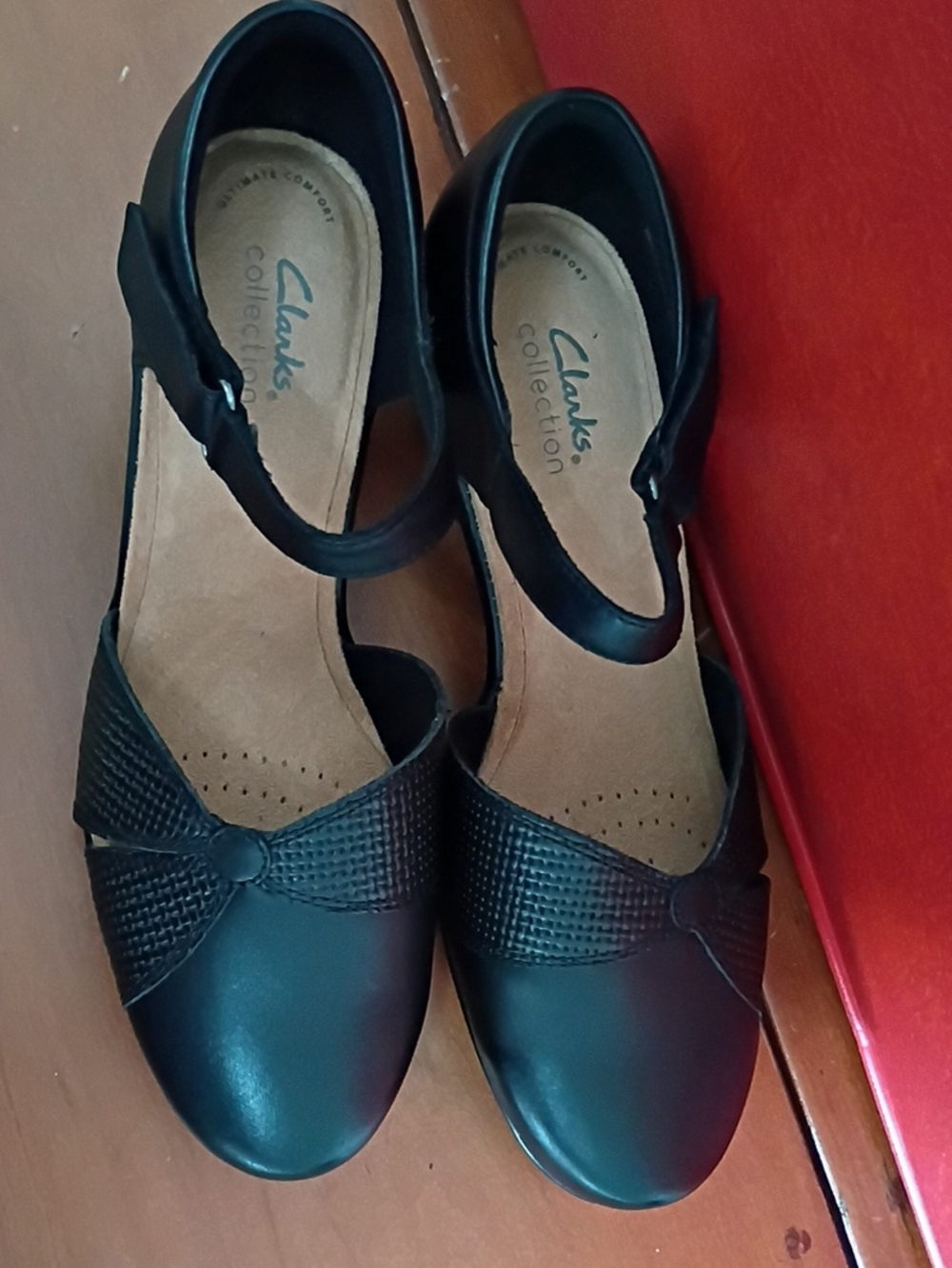 Clarks Leather Emily Rae Women's Pump US 11W - Picture 7 of 8